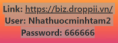 Link: https://biz.droppii.vn/ User: Nhathuocminhtam2 Password: 666666